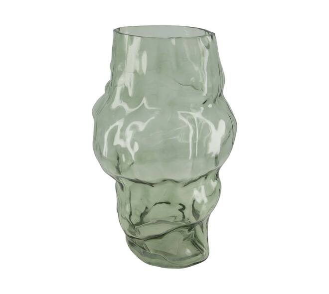 Vase glass 23x20x36cm