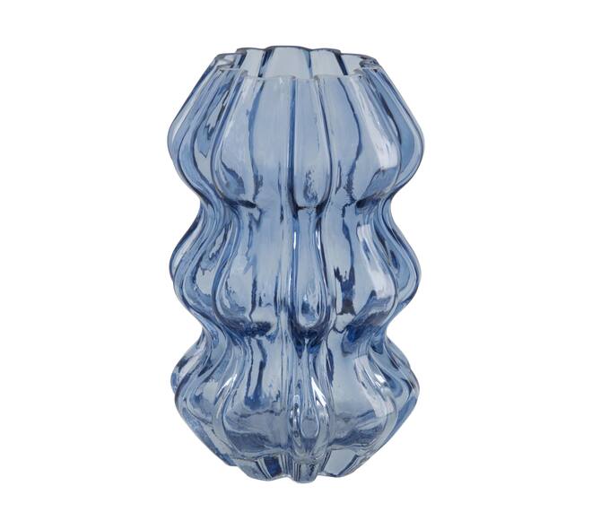Vase glass 12.5x12.5x20cm
