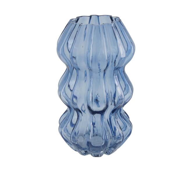 Vase glass 14.5x14.5x25cm