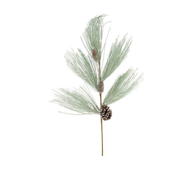 Branch pine needle with pine cones artificial 117x30x5cm