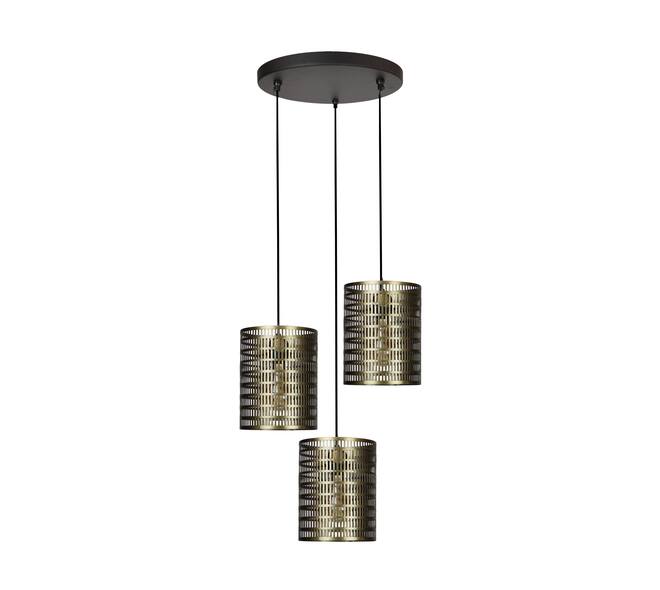 Ceiling light round metal 40x40x130cm