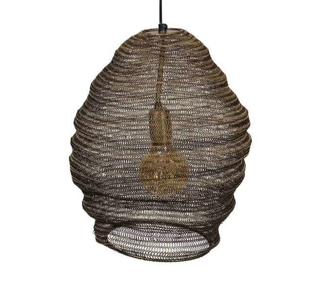 Ceiling light oval metal 37x37x40cm