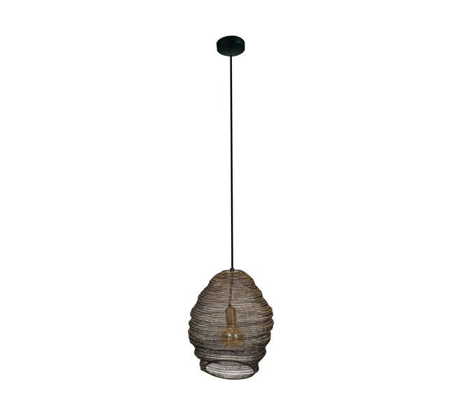 Ceiling light oval metal 37x37x40cm