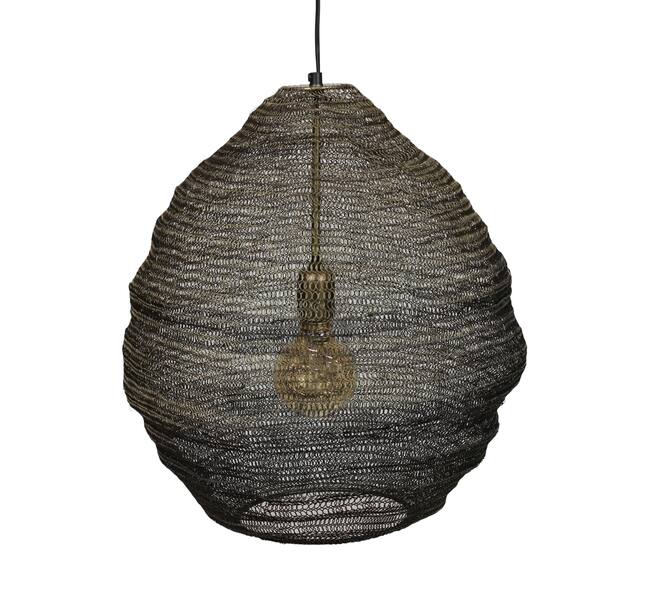 Ceiling light oval metal 47x47x46cm