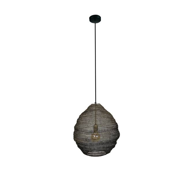 Ceiling light oval metal 47x47x46cm