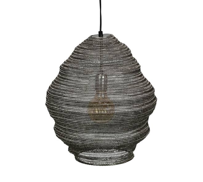 Ceiling light oval metal 37x37x40cm
