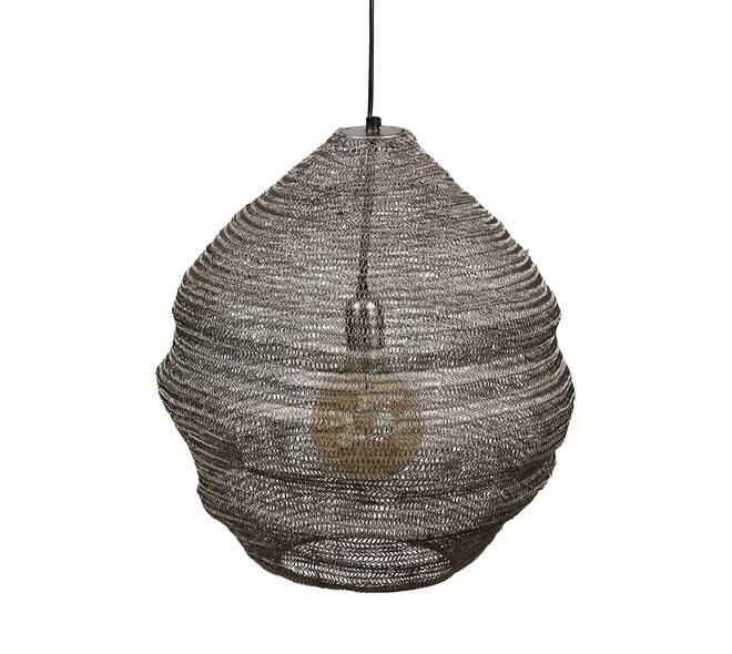 Ceiling light oval metal 47x47x46cm