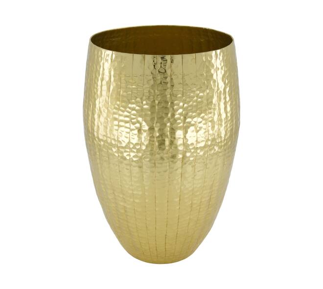 Vase metal 25x25x37cm S/3