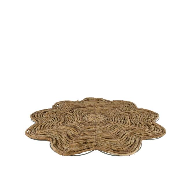 Placemat flower nature 58x58x2cm