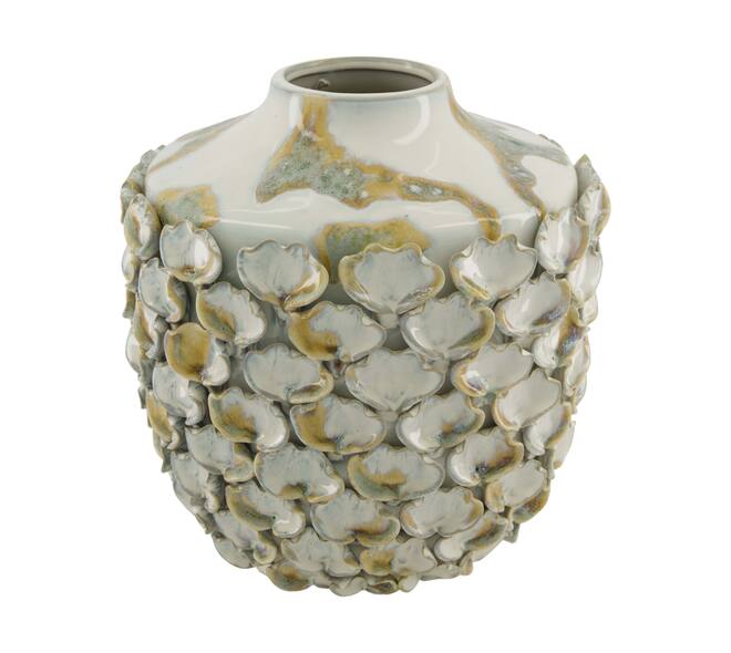 Vase round ceramic 30.5x30.5x30cm