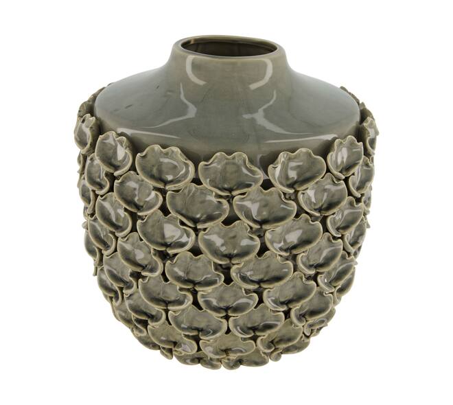 Vase round ceramic 30.5x30.5x30cm