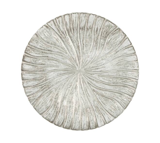 Tray round metal 27x27x2cm