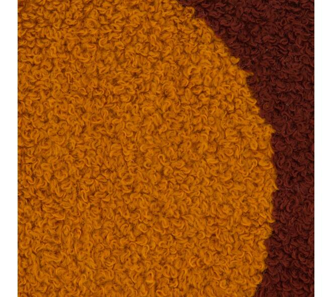 Cushion rectangular tufted pattern cotton 50x30x8cm