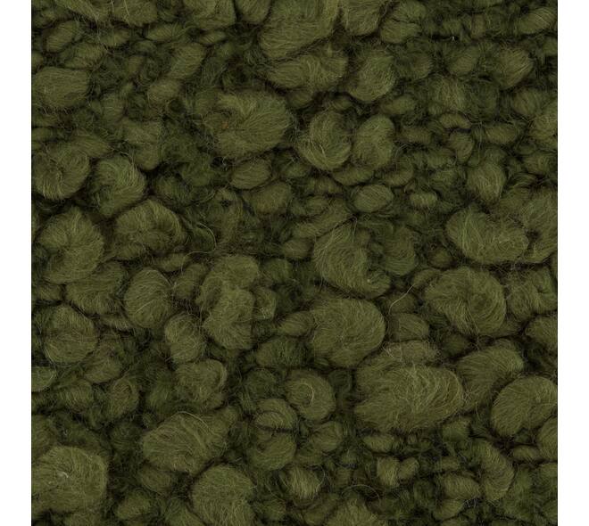 Cushion square boucle polyester 45x45x8cm - Green