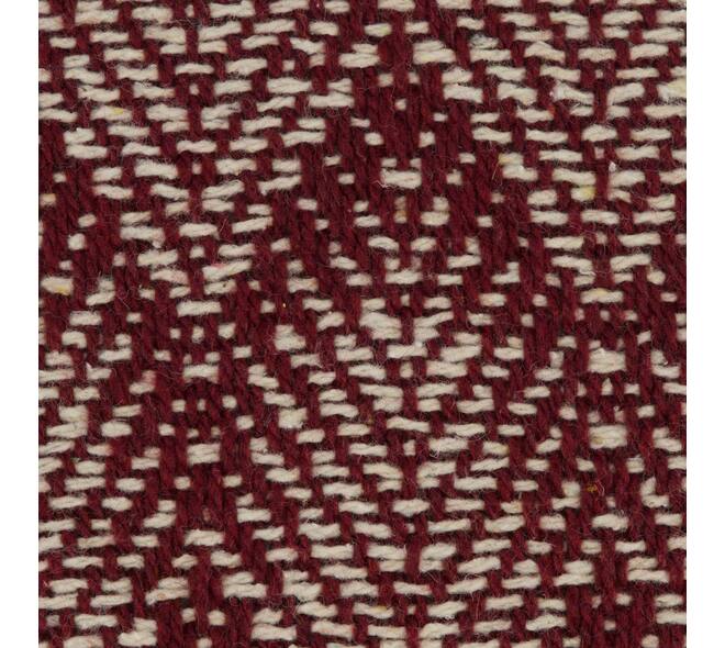 Cushion square leaf print cotton 45x45x8cm