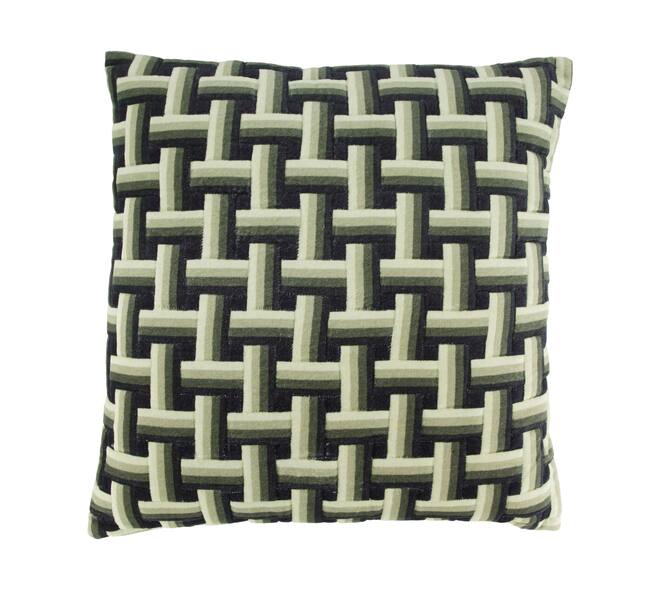 Cushion square with pattern cotton 45x45x8cm