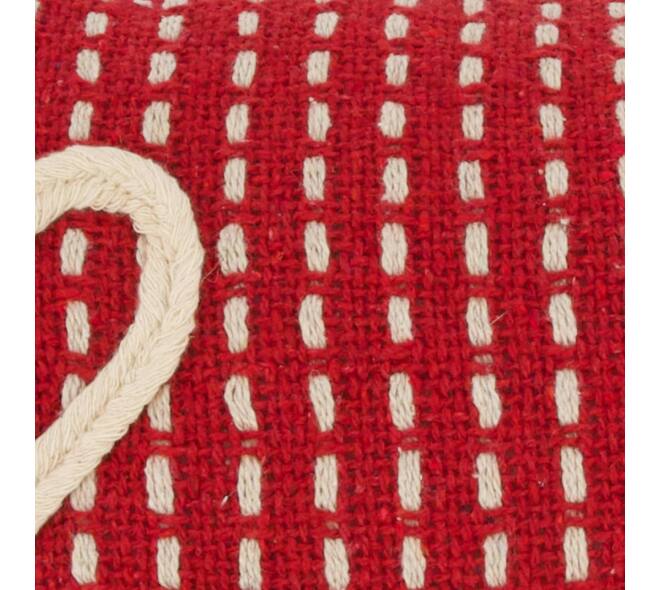 Cushion rectangular love cotton 50x30x8cm - Red