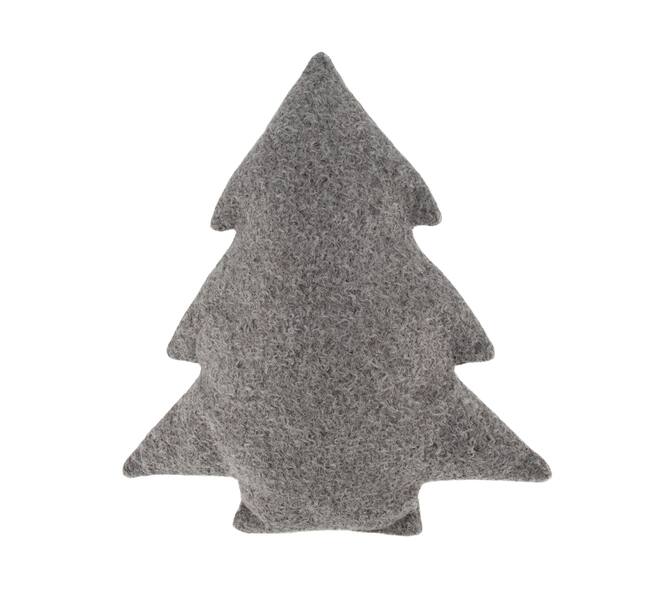 Cushion tree polyester 45x40x8cm - Grey