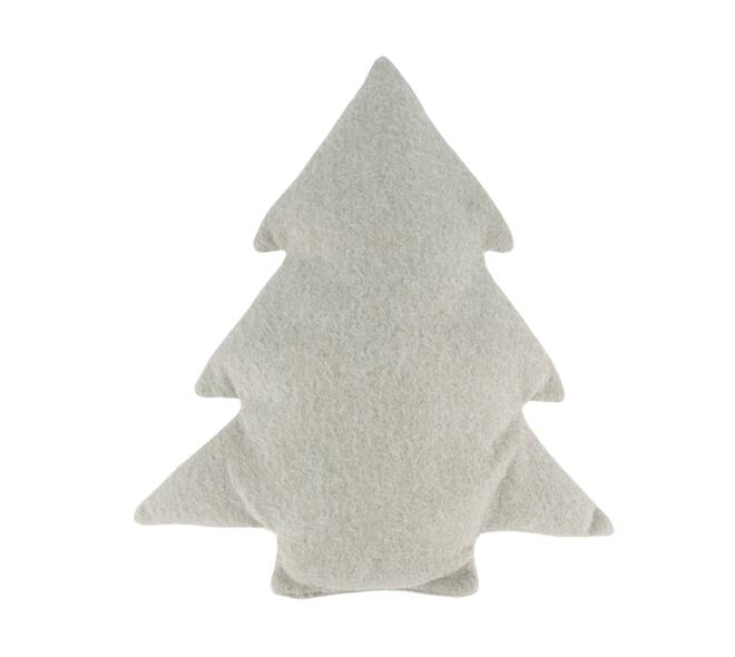 Cushion tree polyester 45x40x8cm - Grey