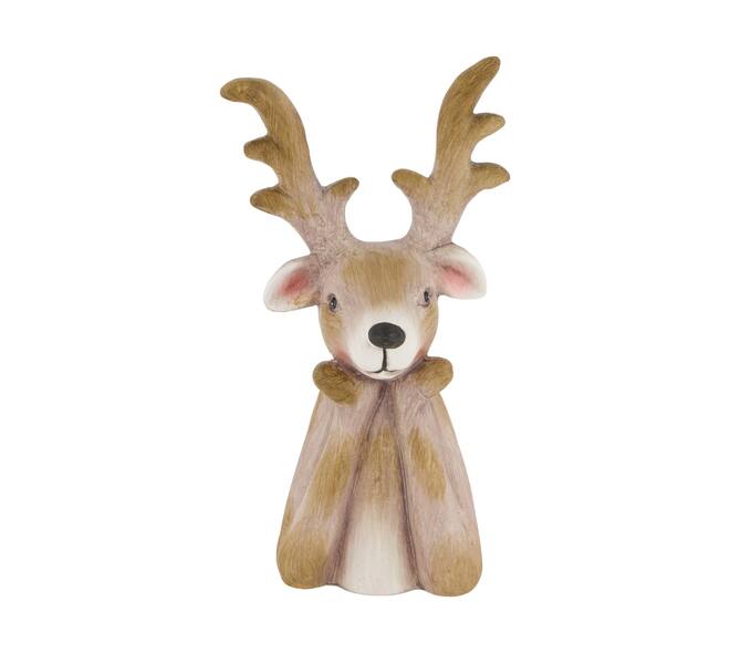 Figurine reindeer ceramic 14x9.5x22.5cm
