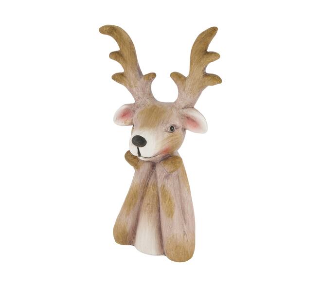 Figurine reindeer ceramic 14x9.5x22.5cm