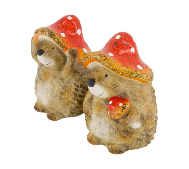 Figurine hedgehog ceramic 13x12.5x18cm A/2