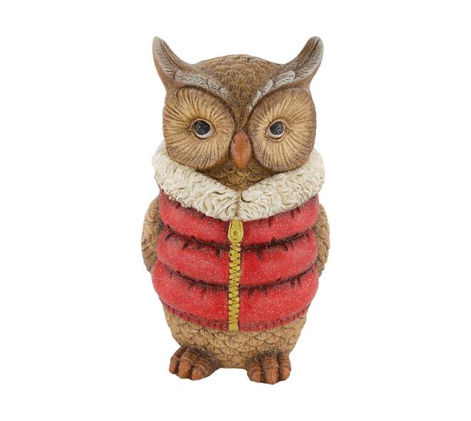 Figurine owl magnesium 21x19x35cm