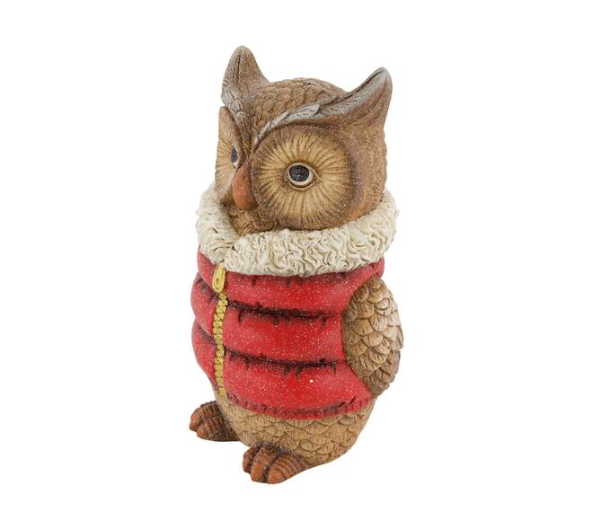 Figurine owl magnesium 21x19x35cm