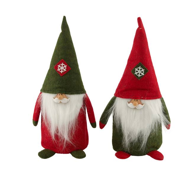 Figurine santa fabric 18x11x35cm C/2