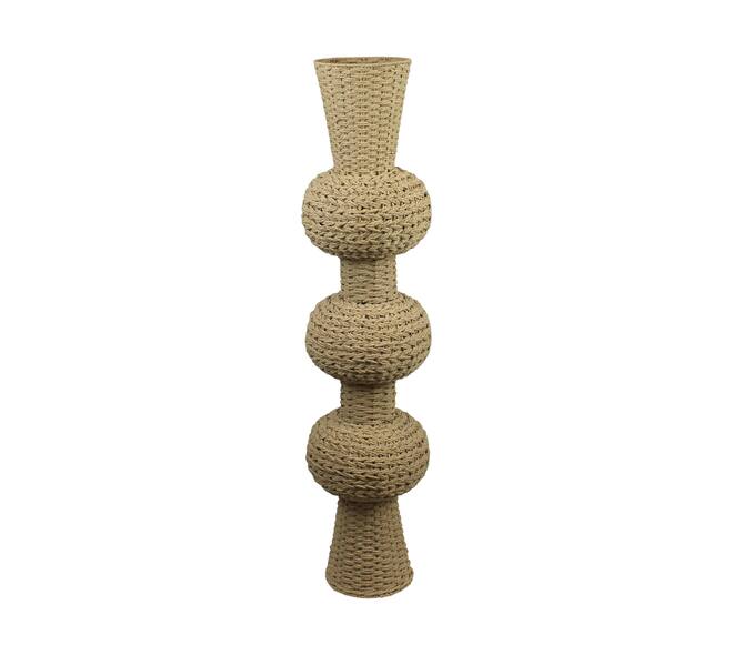 Statue paper rope 28x28x118cm - Natural