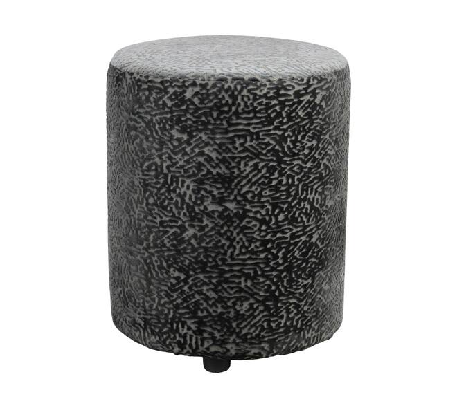 Pouf round fabric 38x38x48cm