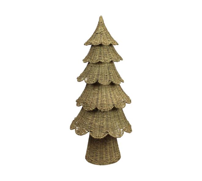 Tree seagrass 52x52x118cm KD - Natural