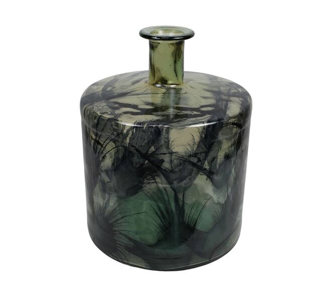 Bottle recycled glass 35x35x45cm