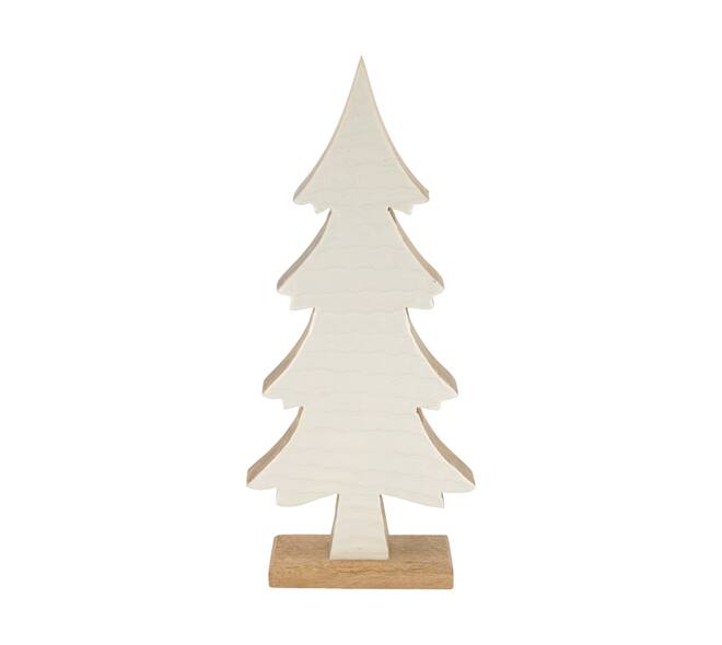 Statue tree mango wood 16.5x5x38cm