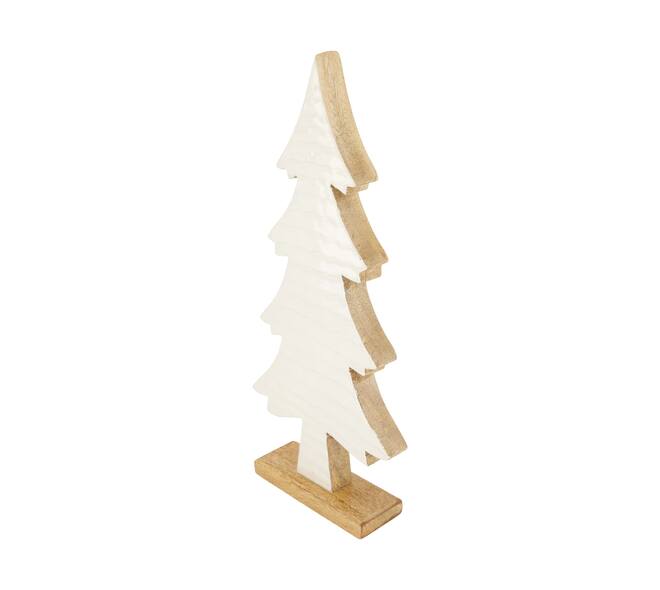 Statue tree mango wood 16.5x5x38cm