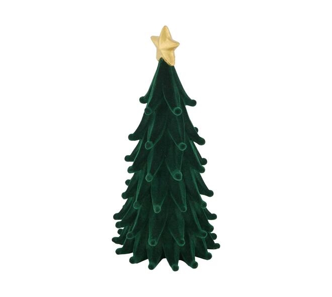 Statue tree polyresin 13x13x27.5cm - Green
