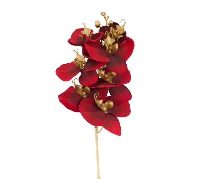 Flower orchid artificial 17x6x60cm - Red