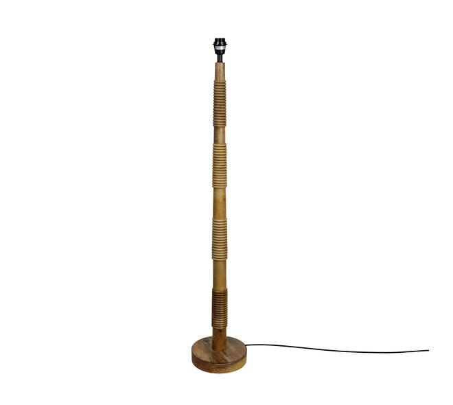 Floor lamp mango wood 23x23x128cm