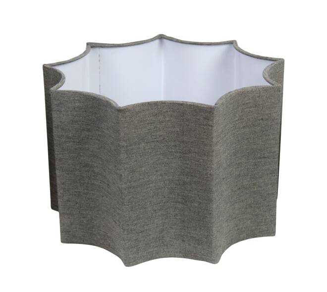 Lamp shade fabric 40x40x25cm S/3