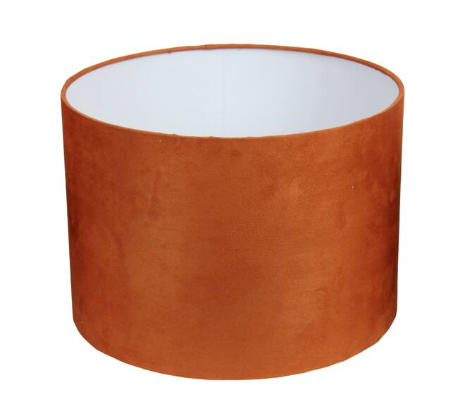 Lamp shade round velvet 40x40x30cm S/3