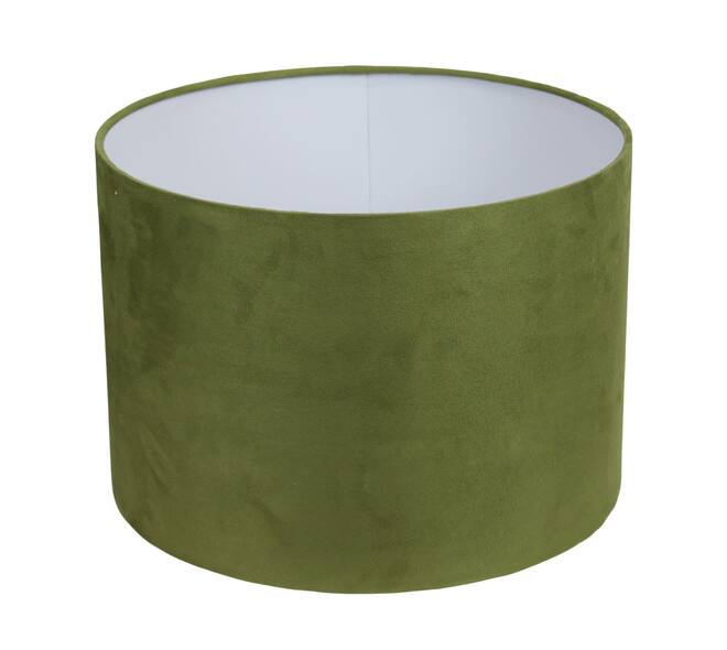 Lamp shade round velvet 40x40x30cm S/3