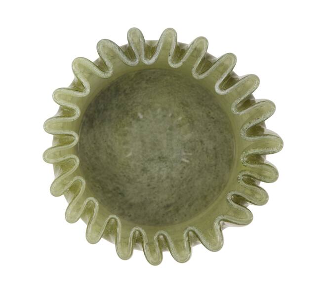 Tealight holder glass 11.5x11.5x11.5cm
