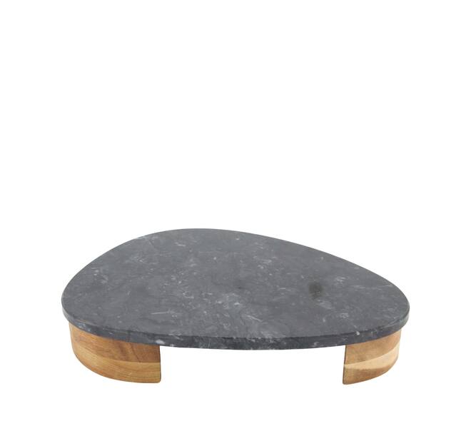 Tray organic marble 30x25x5cm