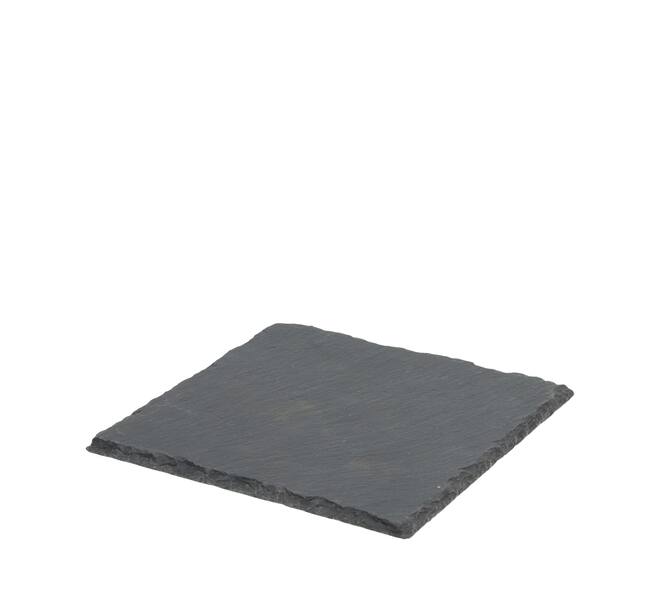 Plate square slate 14x14x0.5cm