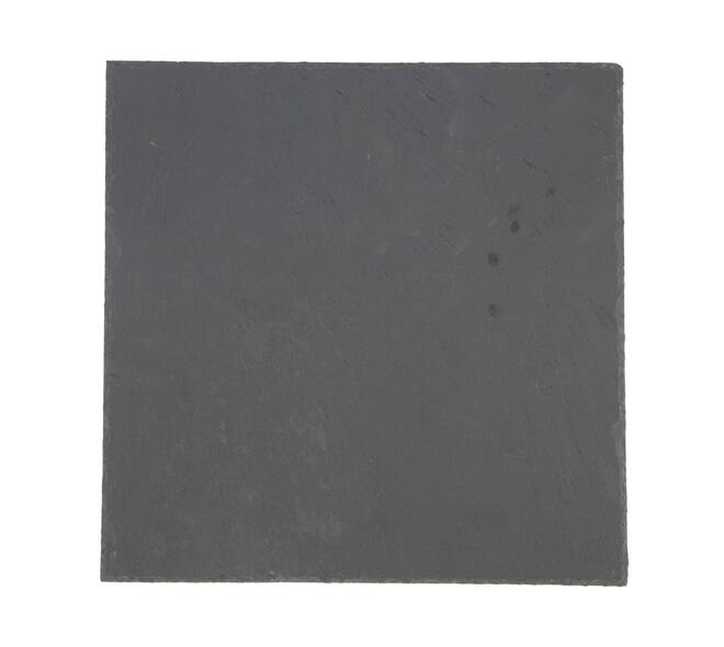 Plate square slate 27x27x0.5cm - Black