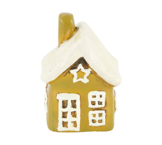 House ceramic 7.2x6x10cm - Green