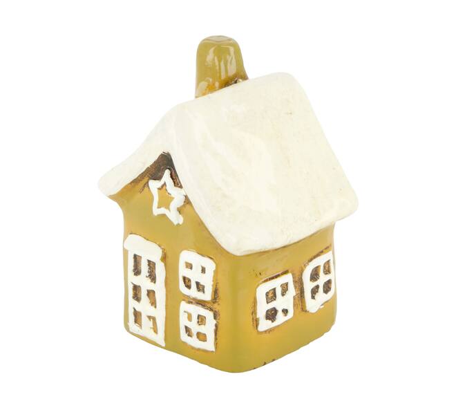 House ceramic 7.2x6x10cm - Green