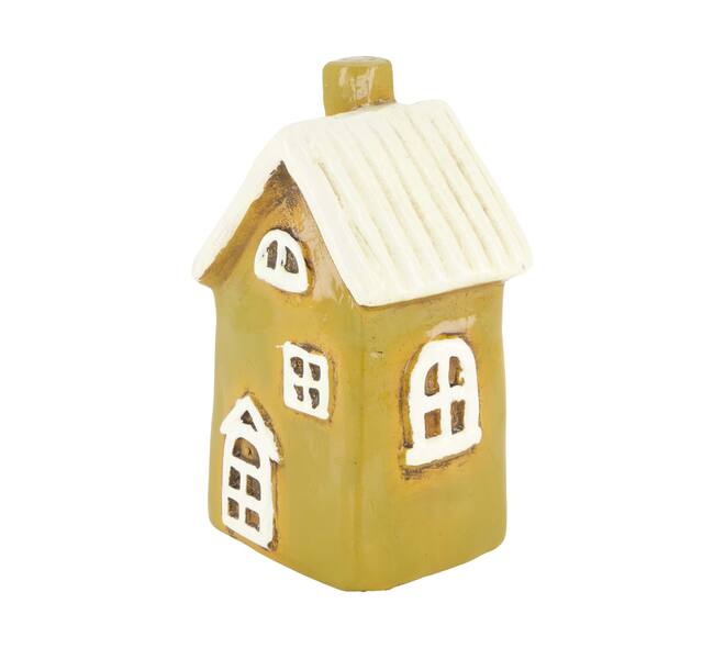 House ceramic 9.5x7.5x15.5cm - Green