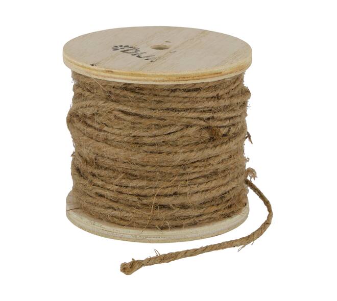Rope 130gr fabric on spool 10x10x8cm - Natural