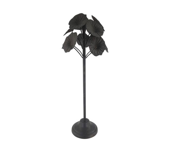 Dinnercandle holder metal 21.5x21.5x58cm